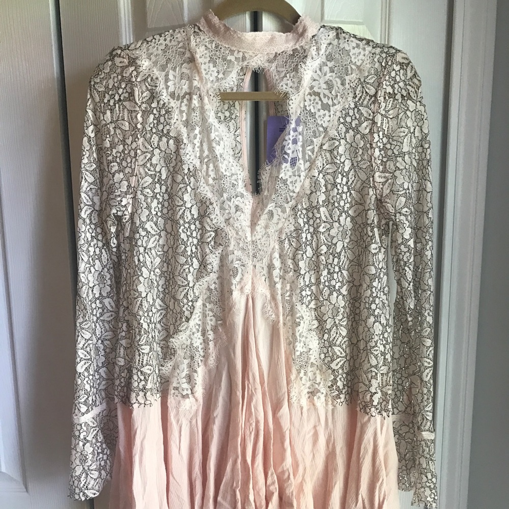 Free People floral shirt